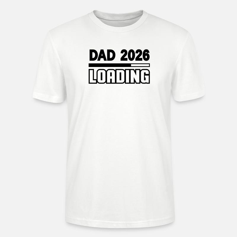 dad_2026_loading - Stanley/Stella CRAFTER Unisex Organic T-Shirt - white
