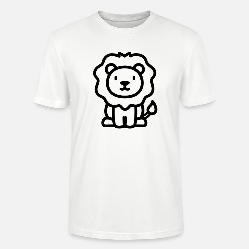 Löwe - Stanley/Stella Unisex Bio-T-Shirt CRAFTER - Weiß