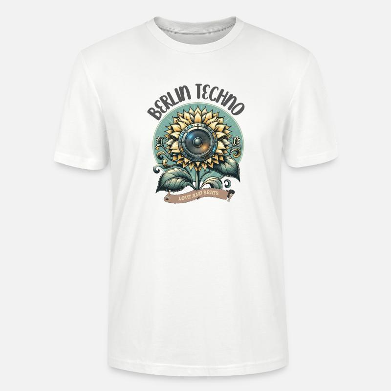 Berlin Techno - Love and Beats - Stanley/Stella Unisex Bio-T-Shirt CRAFTER - Weiß
