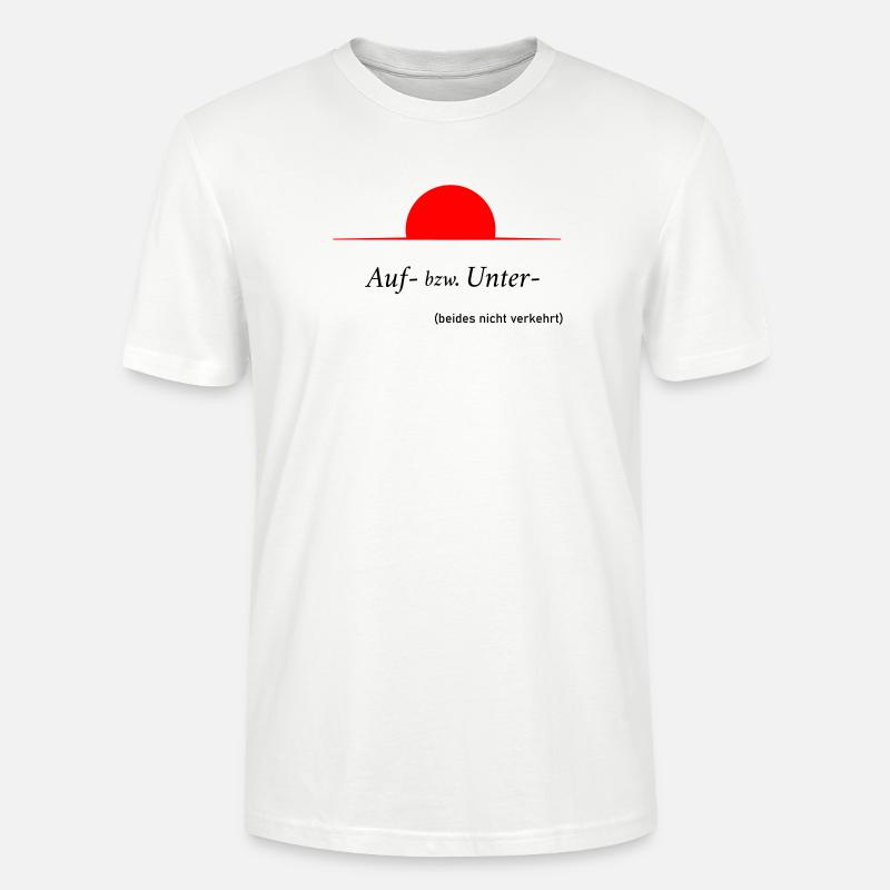 Auf oder Unter - Stanley/Stella Unisex Bio-T-Shirt CRAFTER - Weiß