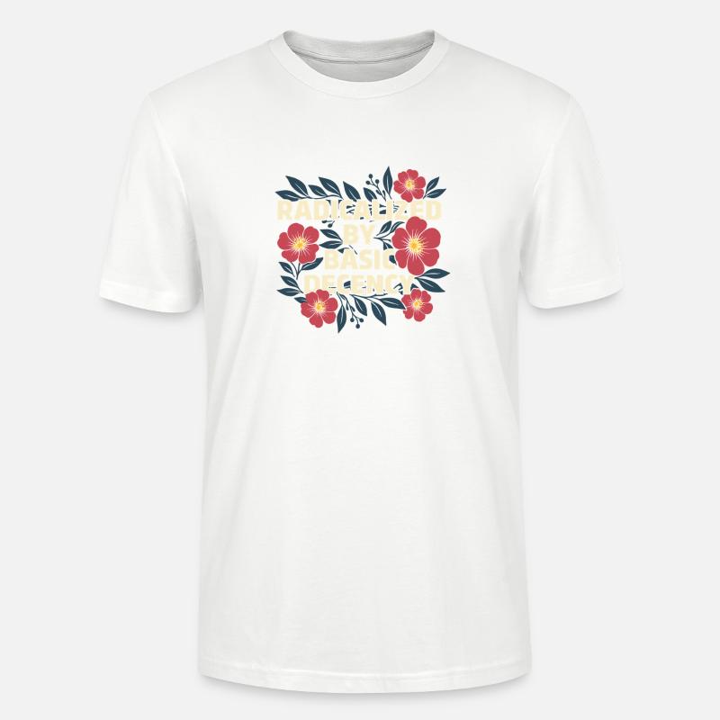 Radicalized Basic Decency Kindness Human Rights - Stanley/Stella CRAFTER Unisex Organic T-Shirt - white