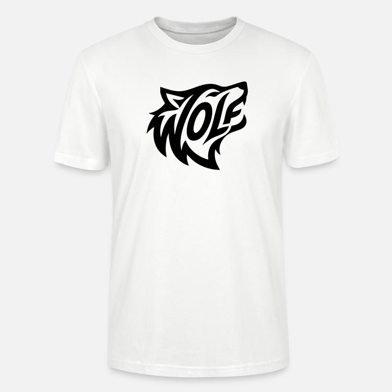 Wilder Wolf - Stanley/Stella Unisex Bio-T-Shirt CRAFTER - Weiß