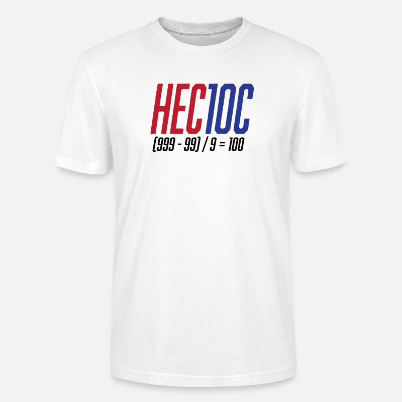 Hectoc Kopfrechenspiel, Mathe - Stanley/Stella Unisex Bio-T-Shirt CRAFTER - Weiß