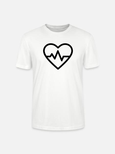 Pulsschlag - Stanley/Stella Unisex Bio-T-Shirt CRAFTER - Weiß