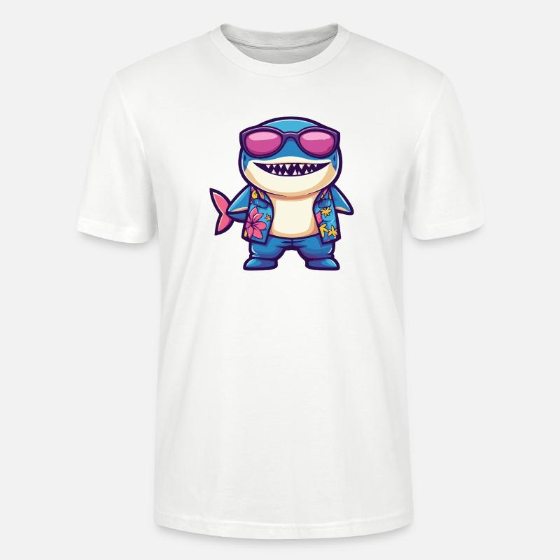 Hai Comic Urlaub - Stanley/Stella Unisex Bio-T-Shirt CRAFTER - Weiß