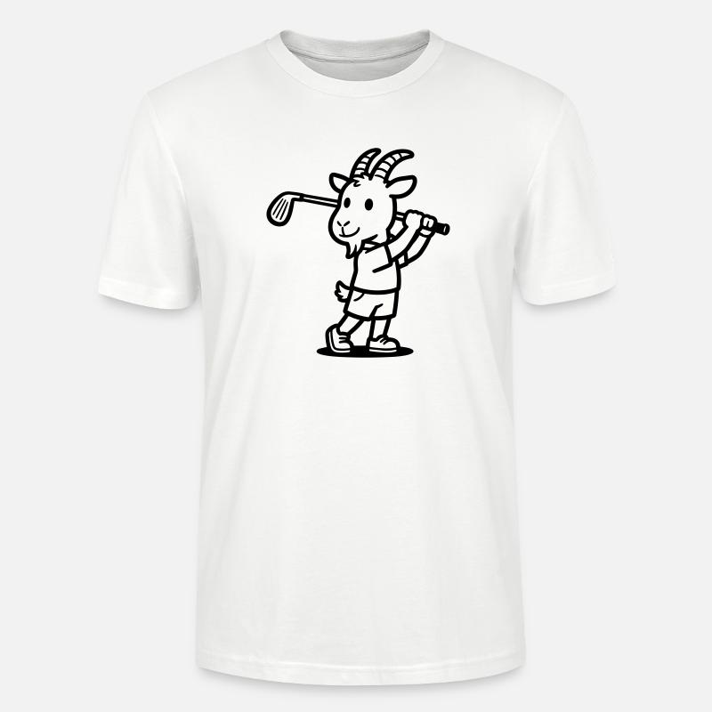 Golf de chèvre - T-shirt bio CRAFTER Stanley Stella Unisexe - blanc
