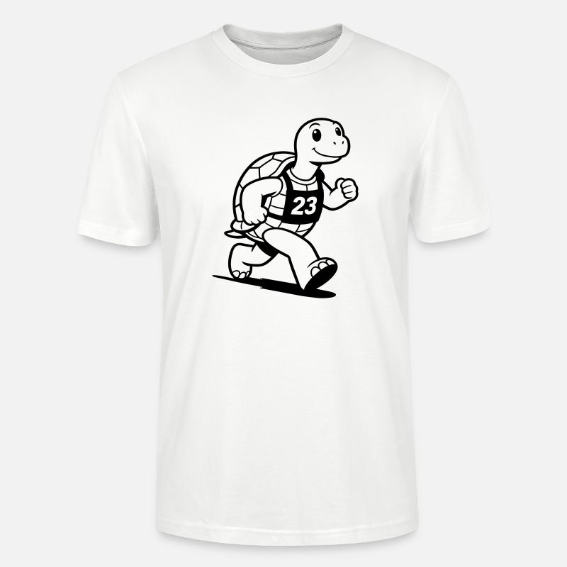 Turtle Marathon - Stanley/Stella Unisex Bio-T-Shirt CRAFTER - Weiß