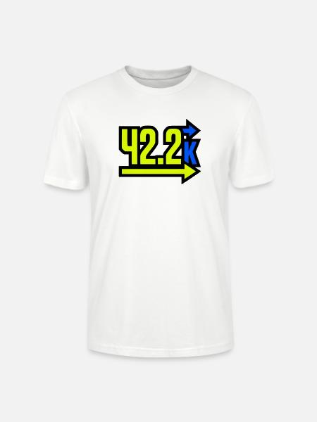  Stolzer 42.2k Marathon Finisher - Stanley/Stella Unisex Bio-T-Shirt CRAFTER - Weiß