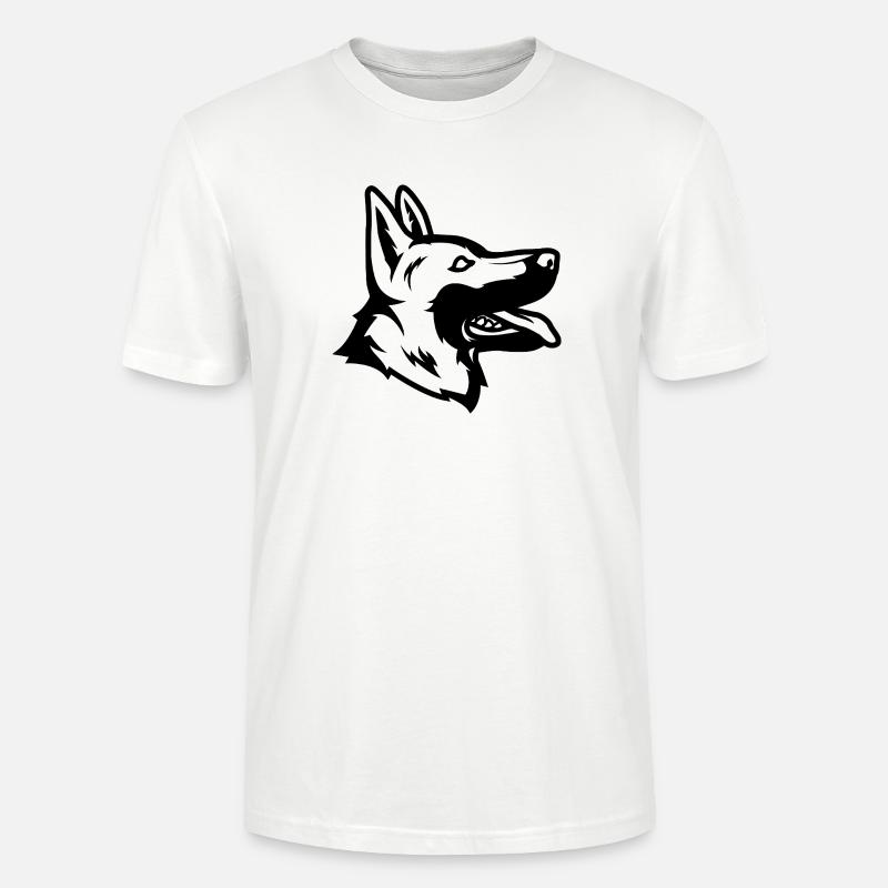 Deutscher Schäferhund - Stanley/Stella Unisex Bio-T-Shirt CRAFTER - Weiß