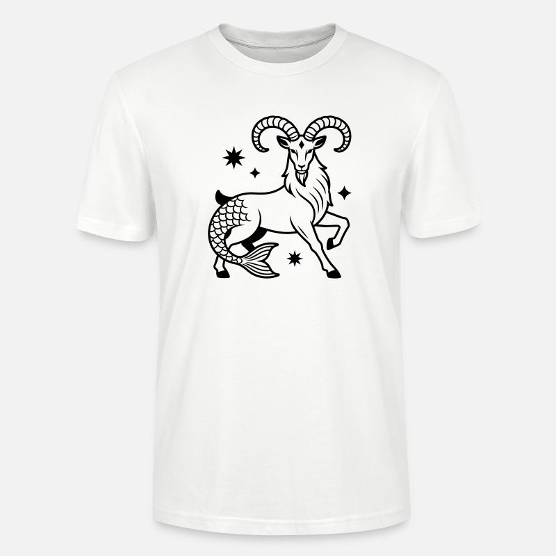 Steinbock - Stanley/Stella Unisex Bio-T-Shirt CRAFTER - Weiß