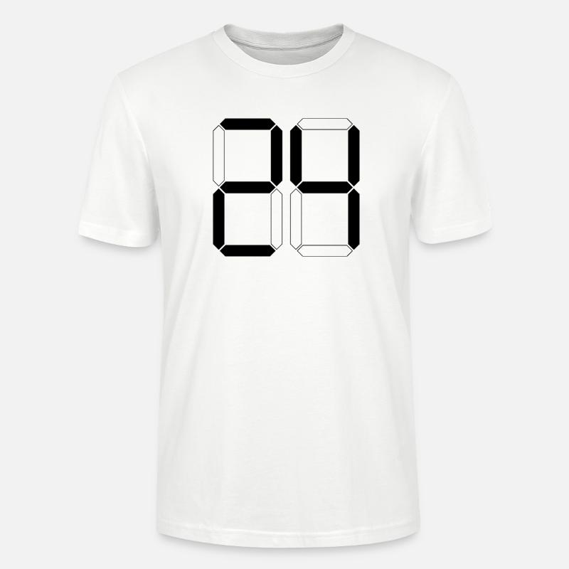 NUMMER 24 Vierundzwanzig Geschenk Digital - Stanley/Stella Unisex Bio-T-Shirt CRAFTER - Weiß