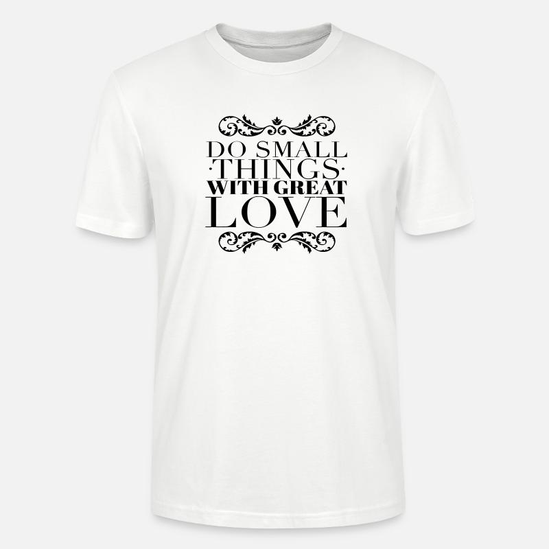 Petite Chose : Citation d’Amour Formidable - T-shirt bio CRAFTER Stanley Stella Unisexe - blanc