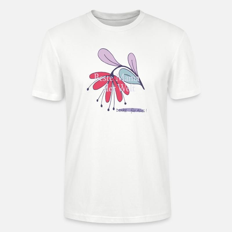 Beste Mama der Welt  - Stanley/Stella Unisex Bio-T-Shirt CRAFTER - Weiß