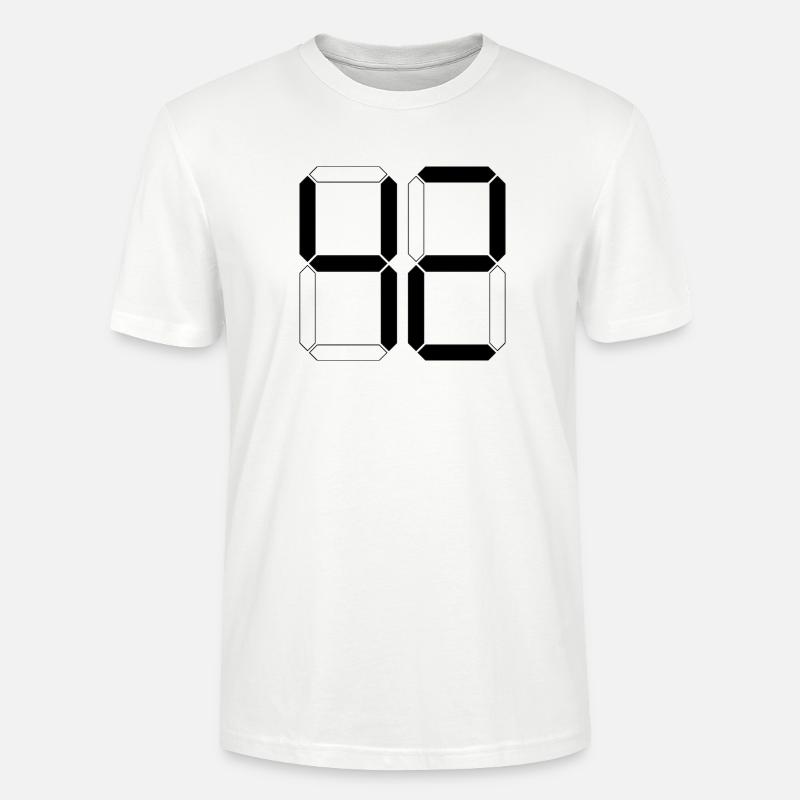 NUMMER 42 Zweiundvierzig Geschenk Digital - Stanley/Stella Unisex Bio-T-Shirt CRAFTER - Weiß