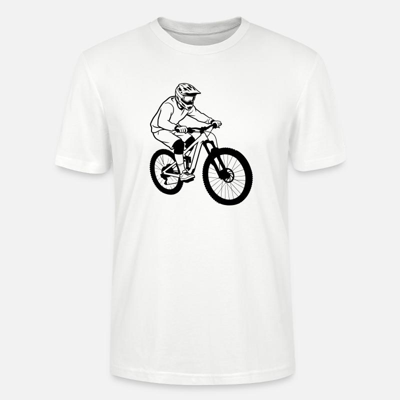 VTT de descente - T-shirt bio CRAFTER Stanley Stella Unisexe - blanc