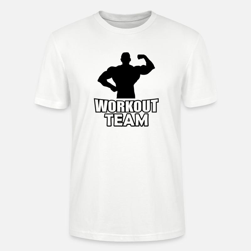 workout_team- - T-shirt bio CRAFTER Stanley Stella Unisexe - blanc