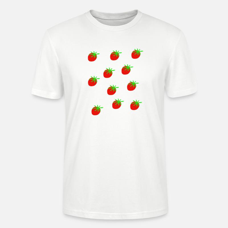 Erdbeeren Erdbeere Erdbeeren Garten - Stanley/Stella Unisex Bio-T-Shirt CRAFTER - Weiß