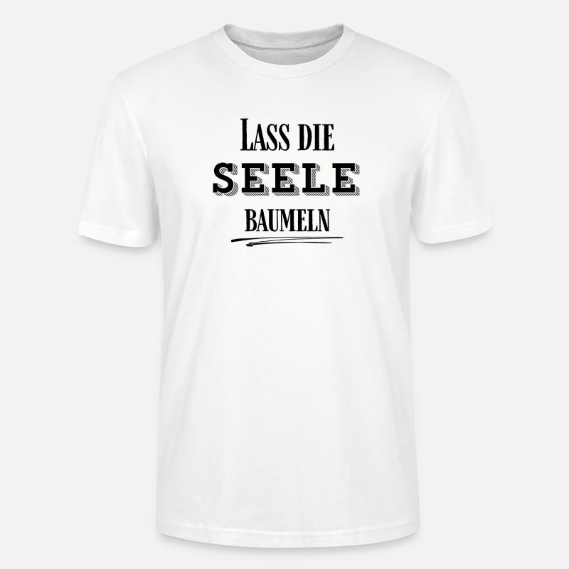 LEICHTIGKEIT – Lass die Seele baumeln - Stanley/Stella Unisex Bio-T-Shirt CRAFTER - Weiß