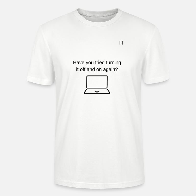 Tech support  - Stanley/Stella CRAFTER Unisex Organic T-Shirt - white