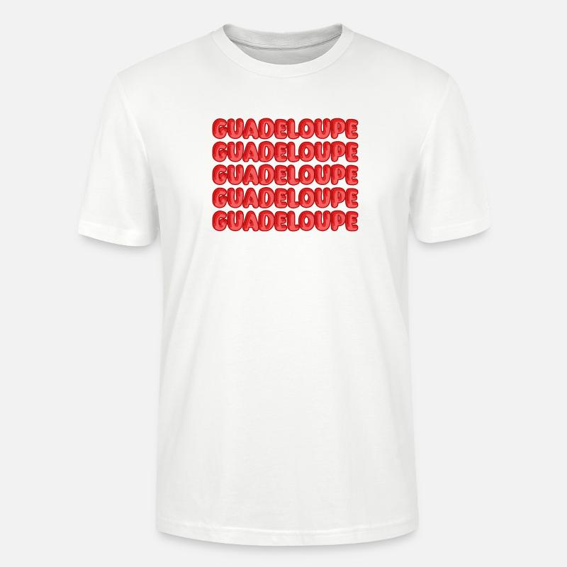 Guadeloupe - Stanley/Stella Unisex Bio-T-Shirt CRAFTER - Weiß