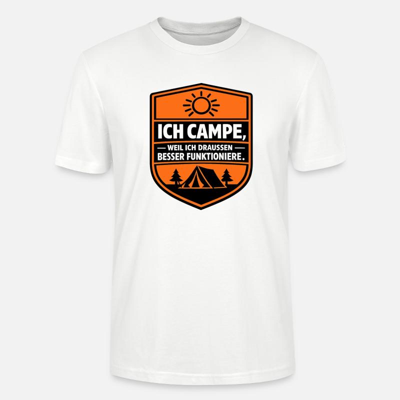 Perfekter Camper - Stanley/Stella Unisex Bio-T-Shirt CRAFTER - Weiß