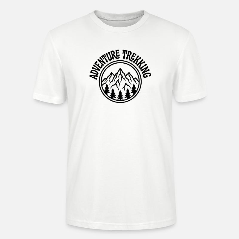 Wanderabenteuer - Stanley/Stella Unisex Bio-T-Shirt CRAFTER - Weiß