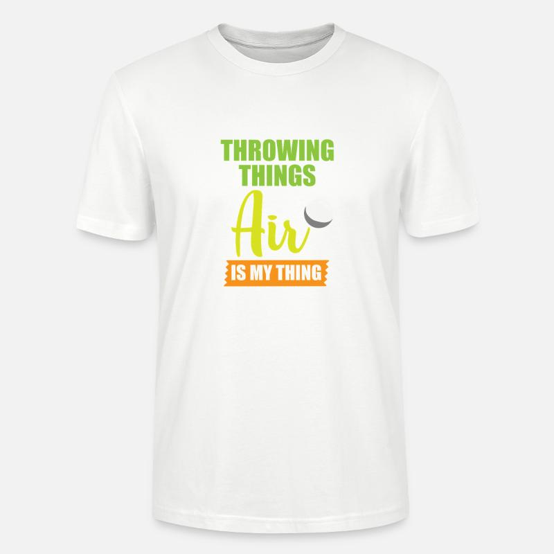 Diskuswurf Diskuswerfen Diskus diskuswerfer - Stanley/Stella Unisex Bio-T-Shirt CRAFTER - Weiß