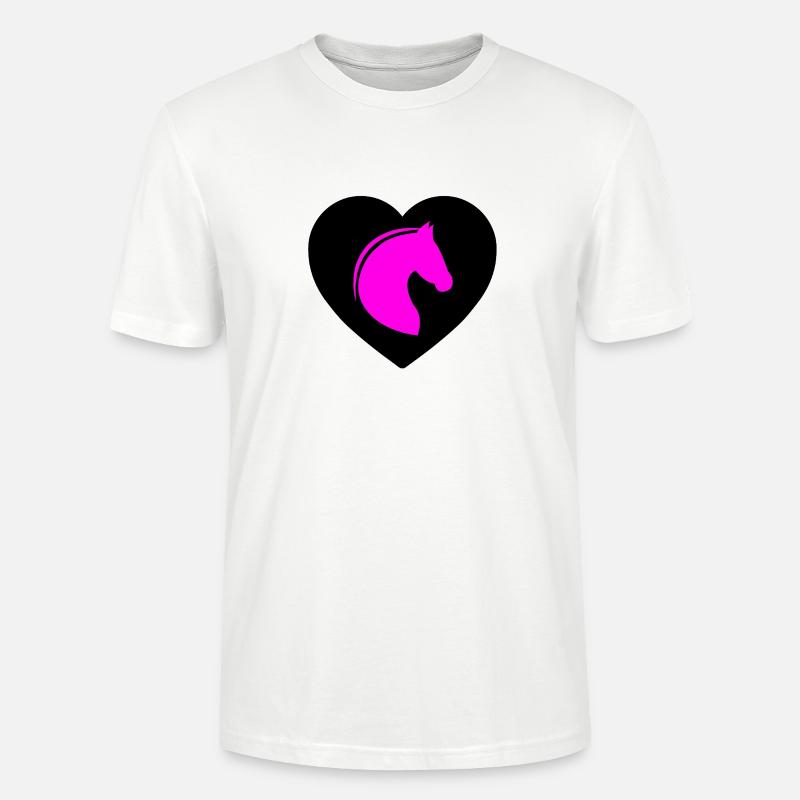 Chevaux - T-shirt bio CRAFTER Stanley Stella Unisexe - blanc