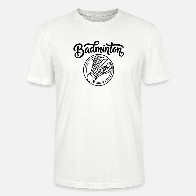 Badminton - Stanley/Stella Unisex Bio-T-Shirt CRAFTER - Weiß