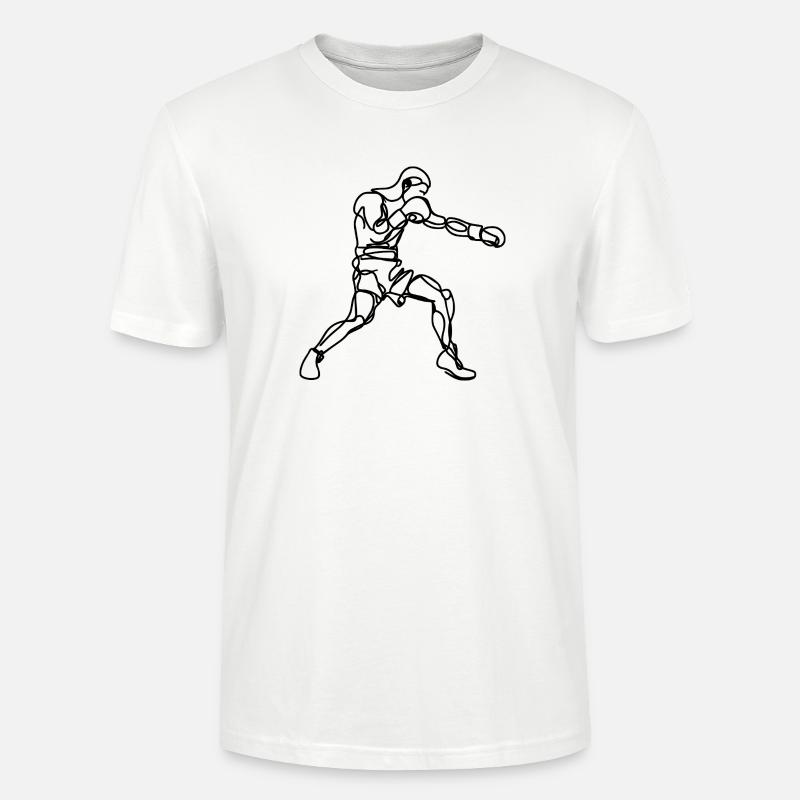 Boxen Grafik - Stanley/Stella Unisex Bio-T-Shirt CRAFTER - Weiß