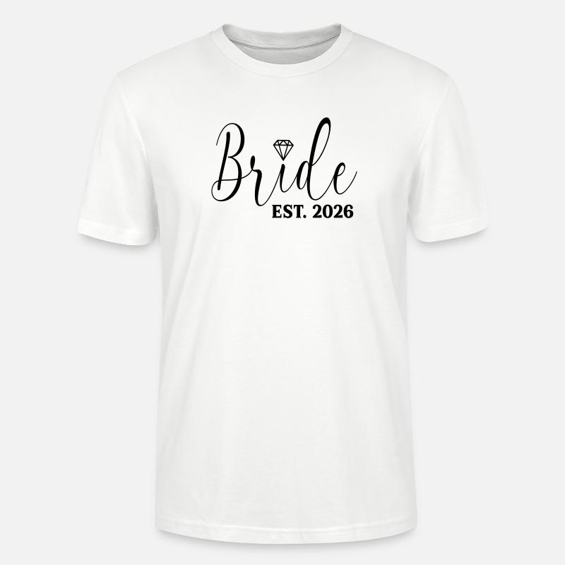Brauthochzeit 2026 - Stanley/Stella Unisex Bio-T-Shirt CRAFTER - Weiß