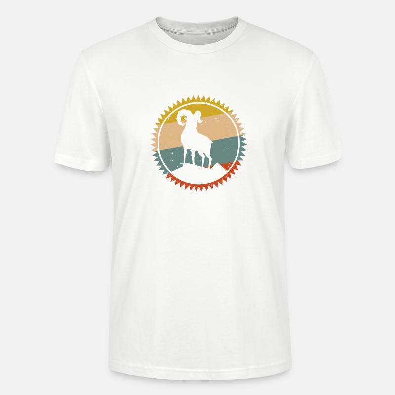 Desert Sunset Kamel Emblem - Stanley/Stella Unisex Bio-T-Shirt CRAFTER - Weiß