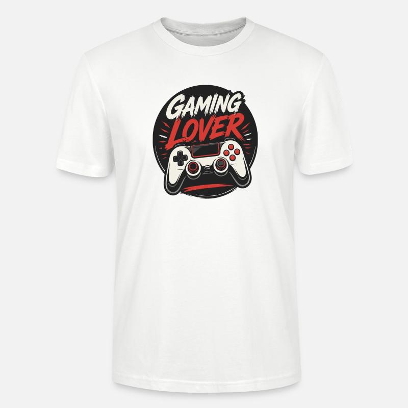 Jeu Manger Sommeil Jeu Répéter - T-shirt bio CRAFTER Stanley Stella Unisexe - blanc