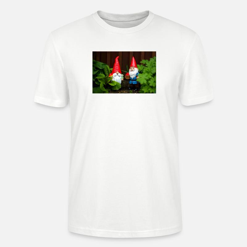 Garten Gnomenfreude - Stanley/Stella Unisex Bio-T-Shirt CRAFTER - Weiß