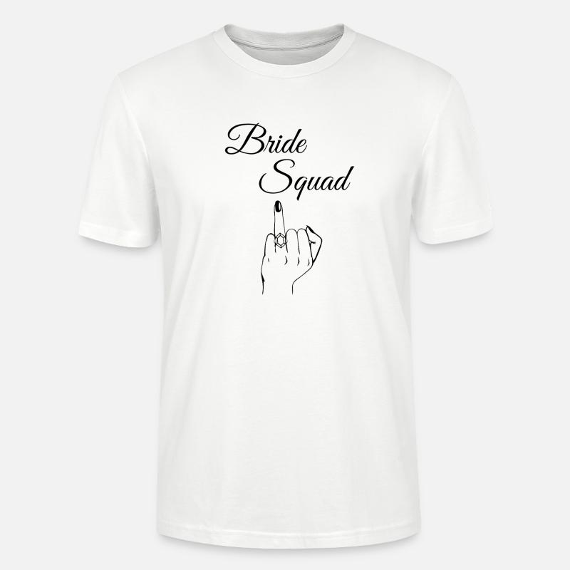 Équipe de la Mariée Audacieuse - T-shirt bio CRAFTER Stanley Stella Unisexe - blanc
