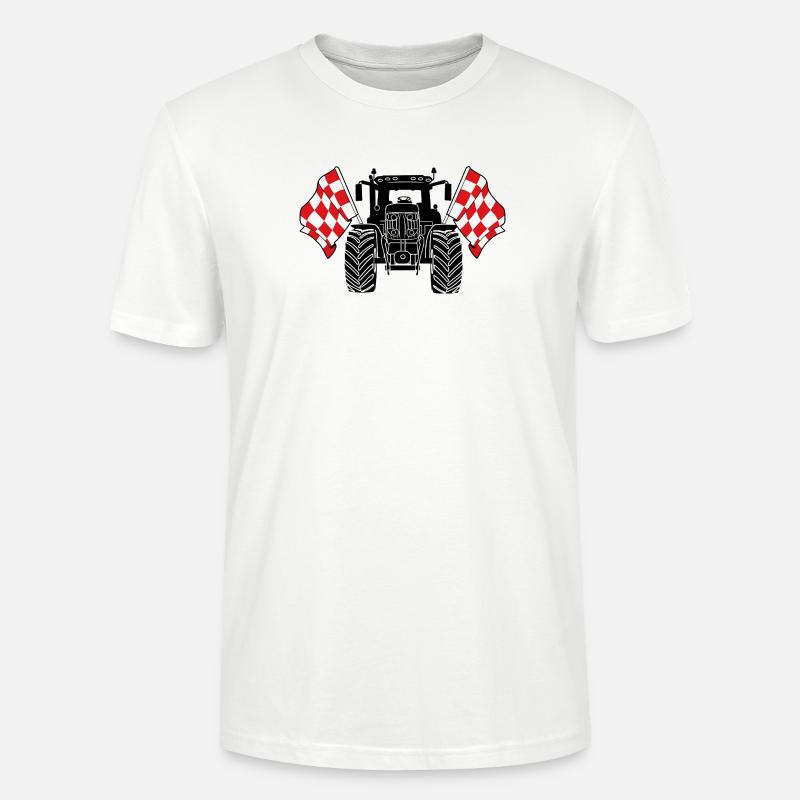 Brabant_Tractor_Pride - T-shirt bio CRAFTER Stanley Stella Unisexe - blanc