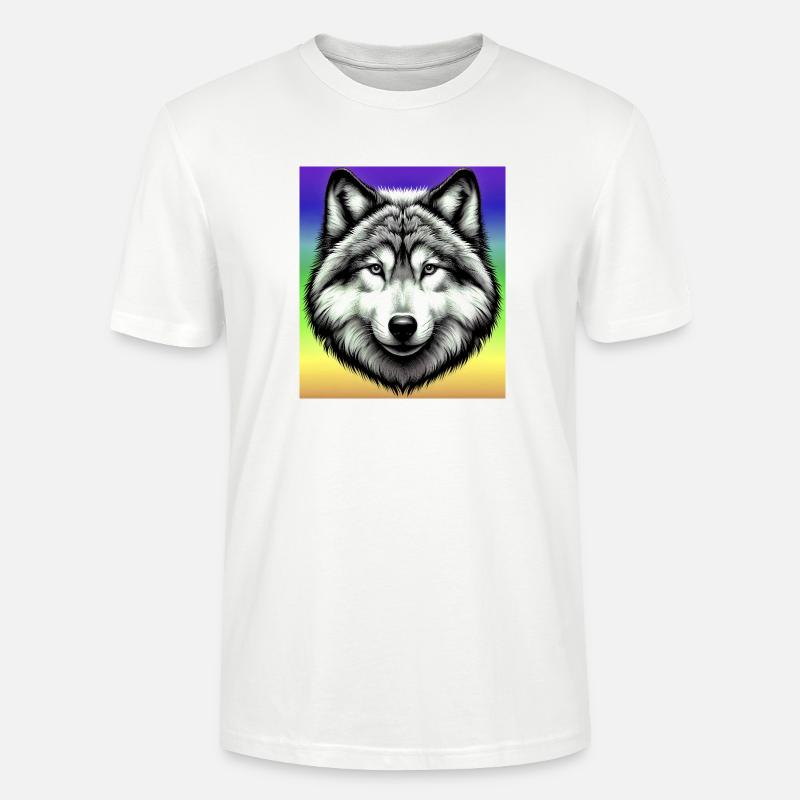 Wolf - Stanley/Stella Unisex Bio-T-Shirt CRAFTER - Weiß