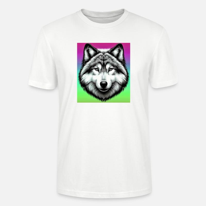 Wolf - Stanley/Stella Unisex Bio-T-Shirt CRAFTER - Weiß