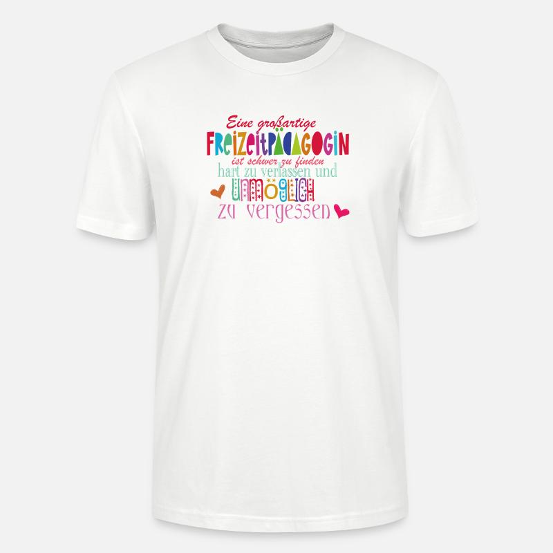 Freizeitpädagogin - Stanley/Stella Unisex Bio-T-Shirt CRAFTER - Weiß