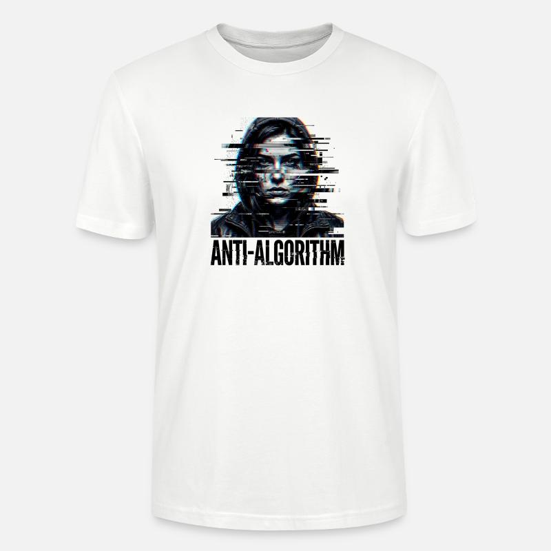 Anti Algorithm Digital - Stanley/Stella CRAFTER Unisex Organic T-Shirt - white