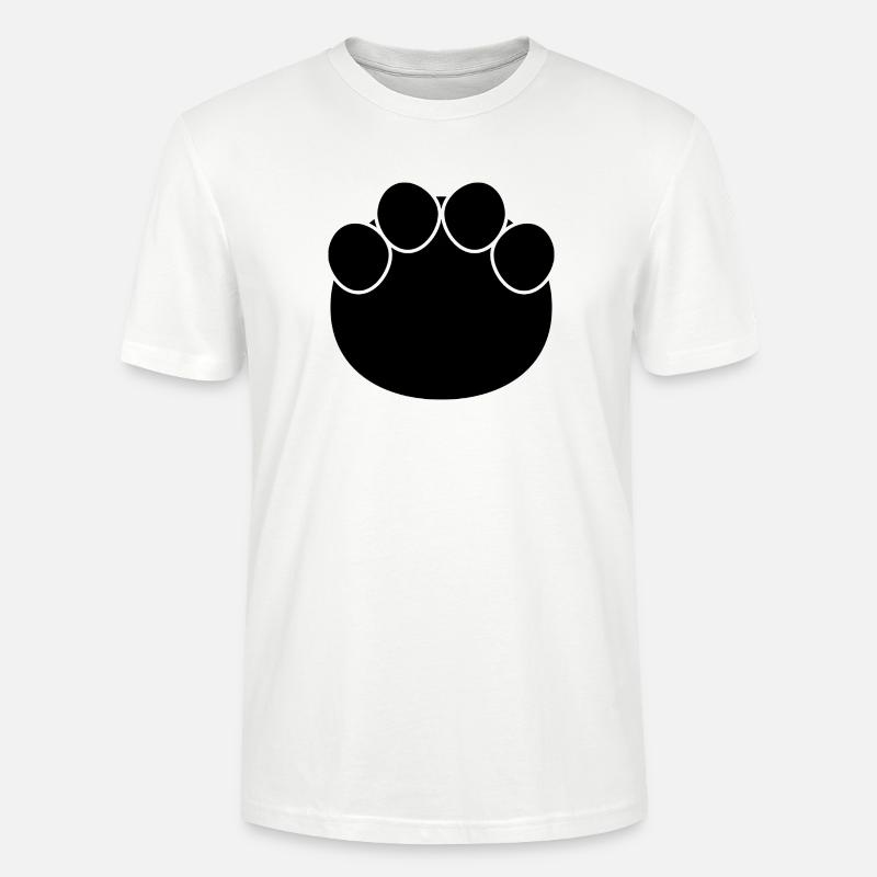 Empreinte d’éléphant - T-shirt bio CRAFTER Stanley Stella Unisexe - blanc