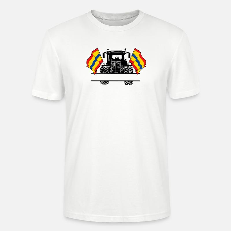 Overijssel_Tractor_Custom_Edition - Stanley/Stella Unisex Bio-T-Shirt CRAFTER - Weiß