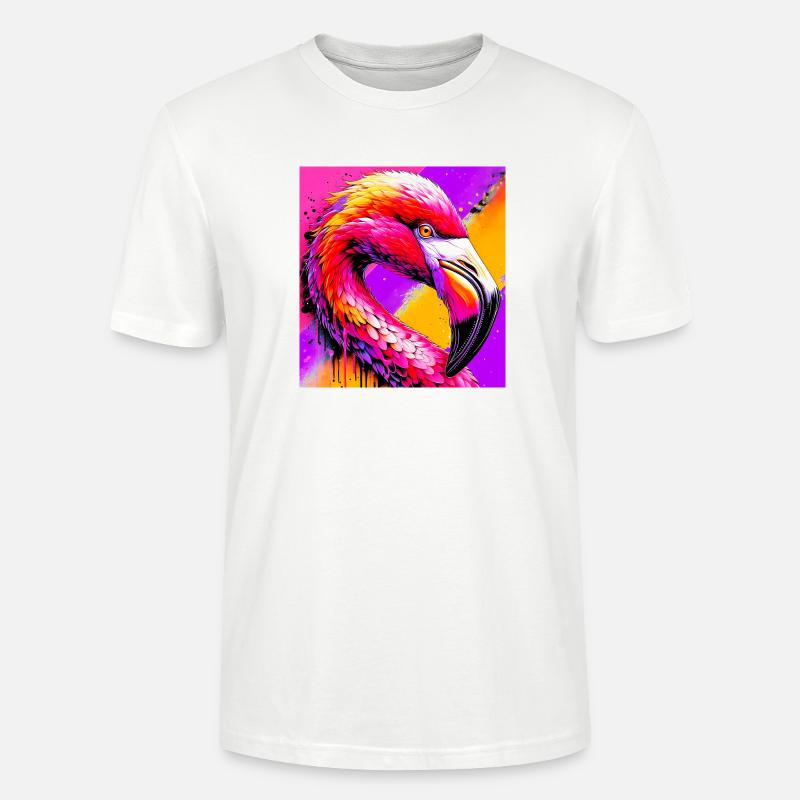 Flamant - T-shirt bio CRAFTER Stanley Stella Unisexe - blanc