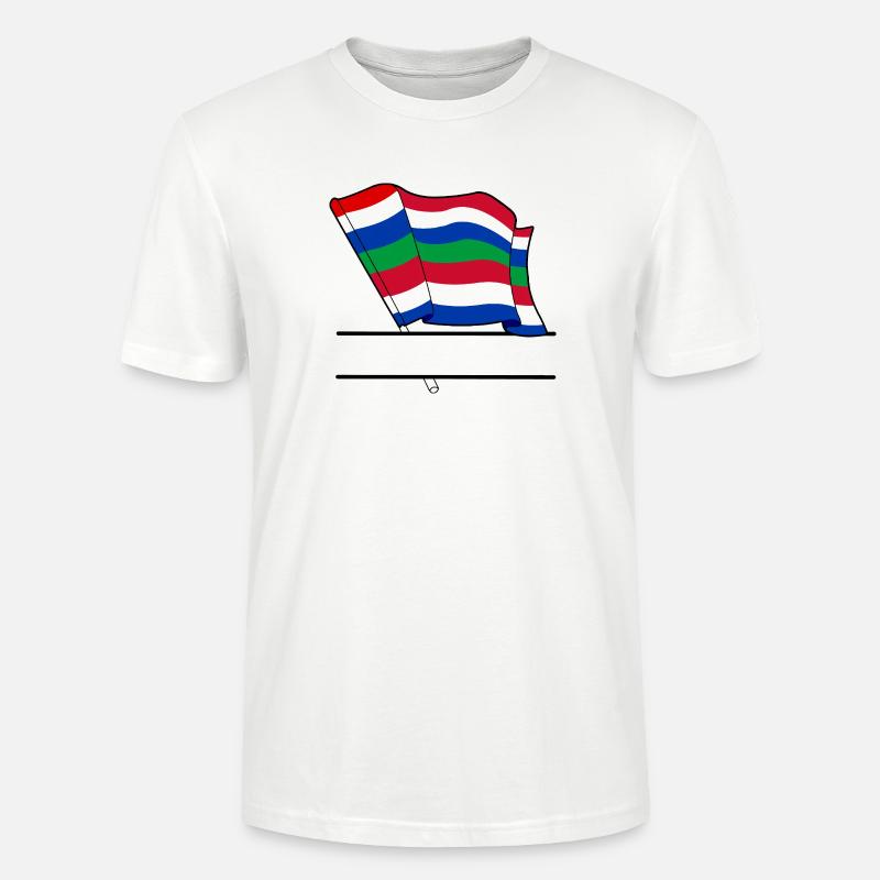 Schier Drapeau – Conception d’île sur mesure - T-shirt bio CRAFTER Stanley Stella Unisexe - blanc