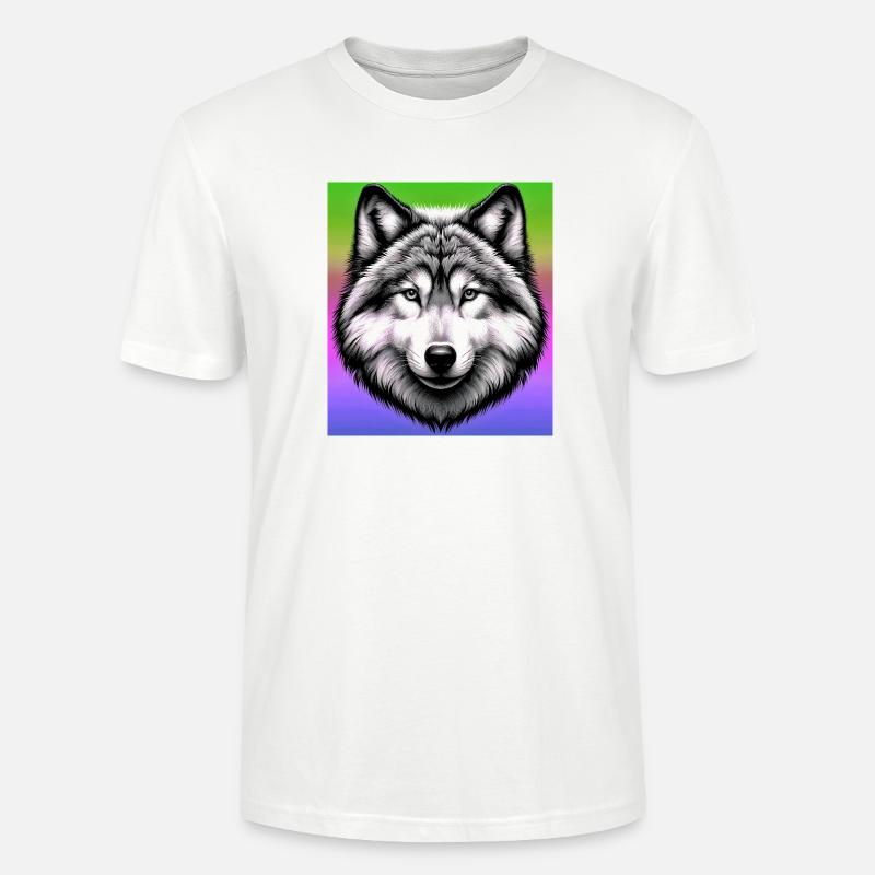 Wolf - Stanley/Stella Unisex Bio-T-Shirt CRAFTER - Weiß