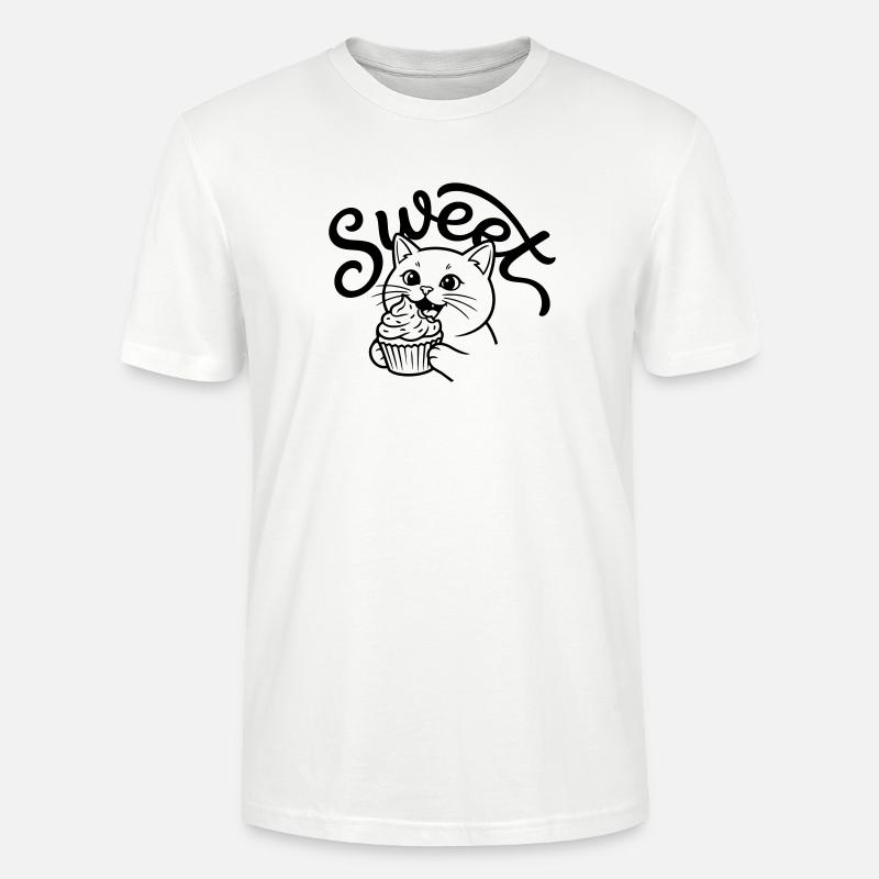 cupcake - Stanley/Stella CRAFTER Unisex Organic T-Shirt - white