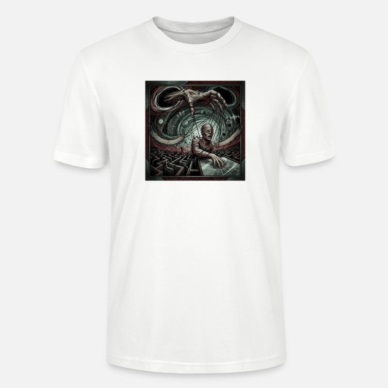 Kontrollstränge - Stanley/Stella Unisex Bio-T-Shirt CRAFTER - Weiß