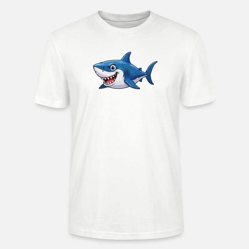 Shark Comic - T-shirt bio CRAFTER Stanley Stella Unisexe - blanc