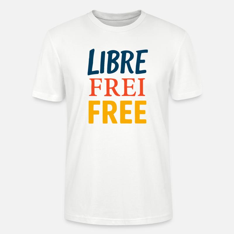 Libre - Stanley/Stella Unisex Bio-T-Shirt CRAFTER - Weiß