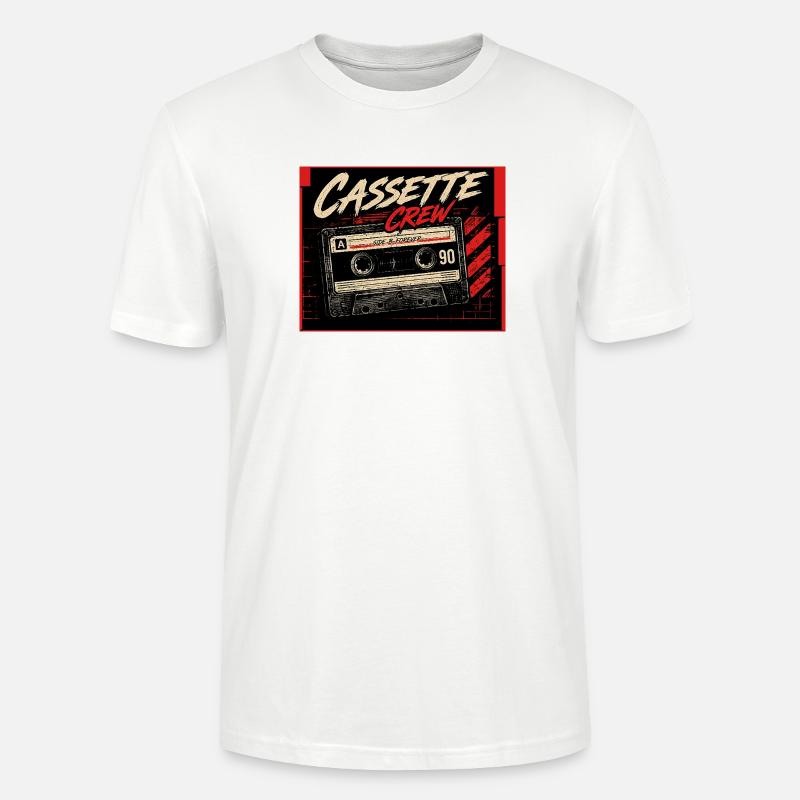 Cassette_Crew_-_Side_B_Vorever - Stanley/Stella Unisex Bio-T-Shirt CRAFTER - Weiß